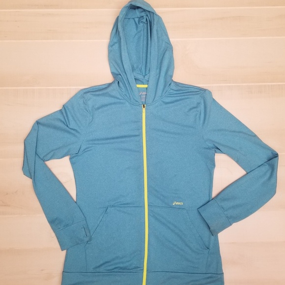 asics long coat fz hoodie